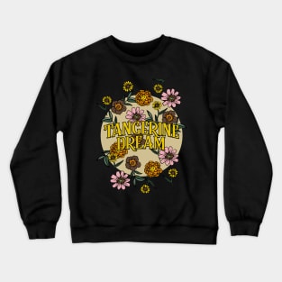 Tangerine Dream Name Personalized Flower Retro Floral 80s 90s Name Style Crewneck Sweatshirt